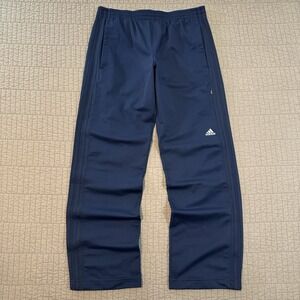 Adidas Sweatpants Men's Medium Blue Loose Relaxed Fit Workout Gym Casual‎ Y2K